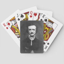 Edgar Allan Poe Jouant Aux Cartes