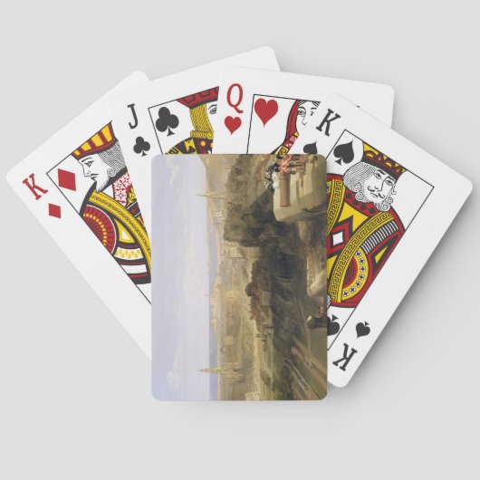 Jeu De Cartes Edimbourg du Château, 1847 (huile sur toile) (dos)