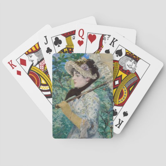 Jeu De Cartes Edouard Manet - Jeanne / Printemps (dos)