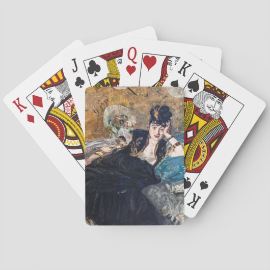 Jeu De Cartes Edouard Manet - Lady avec fans (dos)