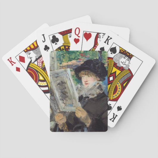 Jeu De Cartes Edouard Manet - Lecture Femme (dos)