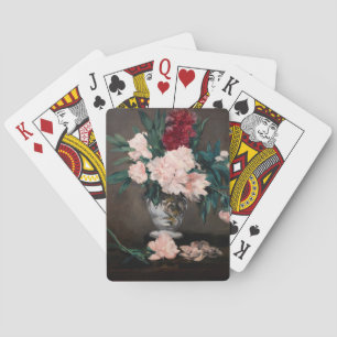 Jeu De Cartes Edouard Manet - Vase de pivoines sur petit piedouc
