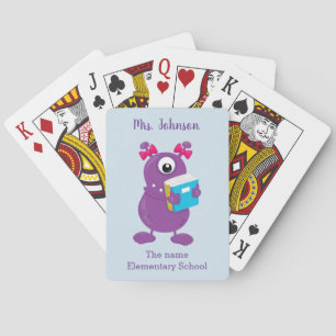 Jeu De Cartes Éducation scolaire Monstre pourpre