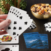 Jeu De Cartes Effondrement des vagues bleues (In Situ)
