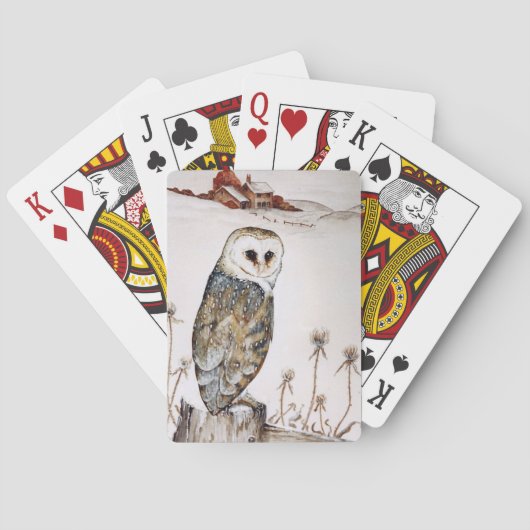 Jeu De Cartes Effraie des clochers à la chasse (dos)
