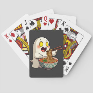 Jeu De Cartes Éffrayant Halloween Pastel Kawaii Ghost manger Ram