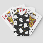 Jeu De Cartes Éffrayant mignon Halloween Ghost Nuageux Star Sky (dos)
