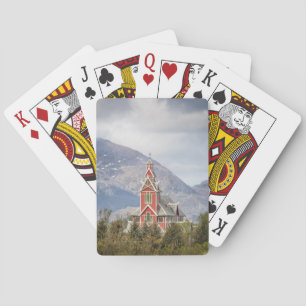 Jeu De Cartes Église de Buksnes Lofoten Norvège
