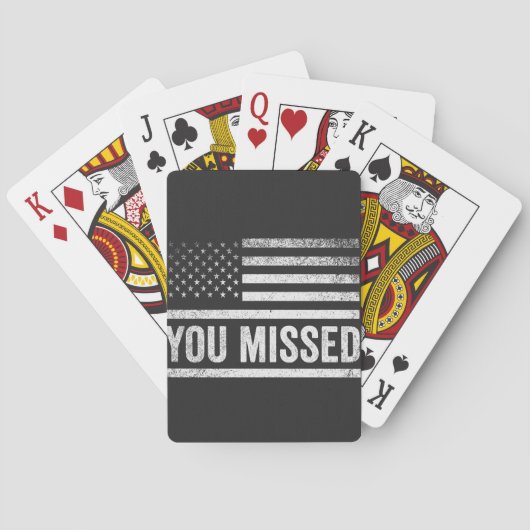 Jeu De Cartes Élection Trump Vance Doudou de Noël (dos)