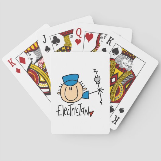 Jeu De Cartes Électricien (dos)