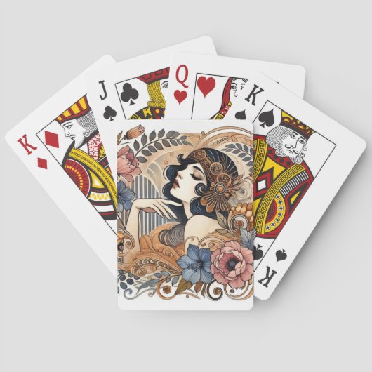 Jeu De Cartes Élégance Art Déco (dos)