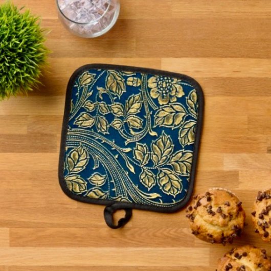 Jeu De Cartes Élégance Bleu Doré