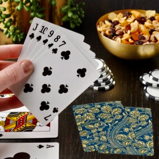 Jeu De Cartes Élégance de Fleur d'Or