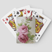 Jeu De Cartes Élégance Rose Vintage (dos)