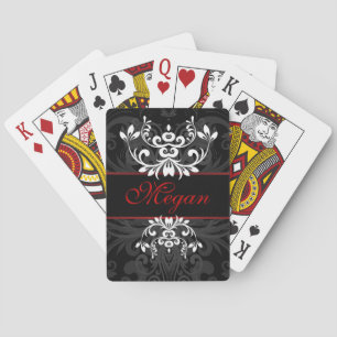 Jeu De Cartes Élégance sombre personnalisée