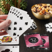 Jeu De Cartes Élégant 52ème anniversaire de Mariage de rubis éto (In Situ)