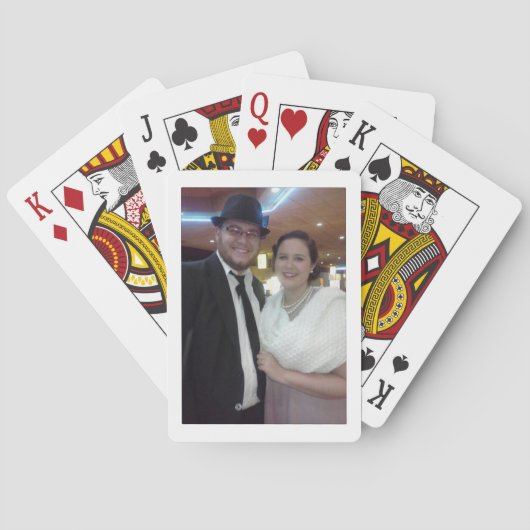 Jeu De Cartes Elégant et Artsy Cute Couple Design (dos)