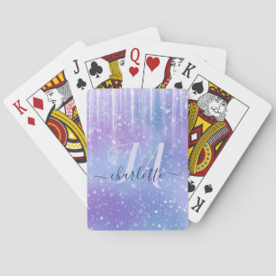 Jeu De Cartes Élégant et brillant pourpre