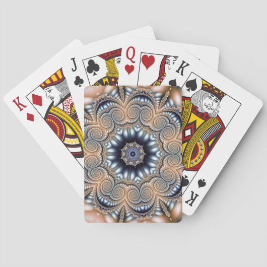 Jeu De Cartes Elégant et superbe Mandala Gold Black White (dos)