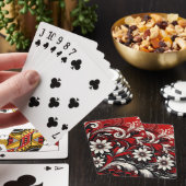 Jeu De Cartes Élégant floral (In Situ)