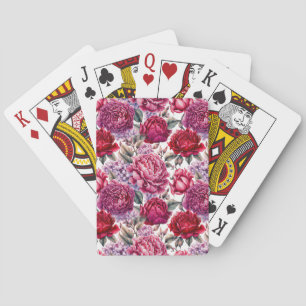 Jeu De Cartes Élégant floral