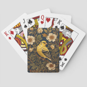 Jeu De Cartes Élégant Goldfinch américain