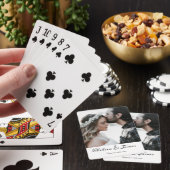 Jeu De Cartes Élégant Mariage de calligraphie photo (In Situ)