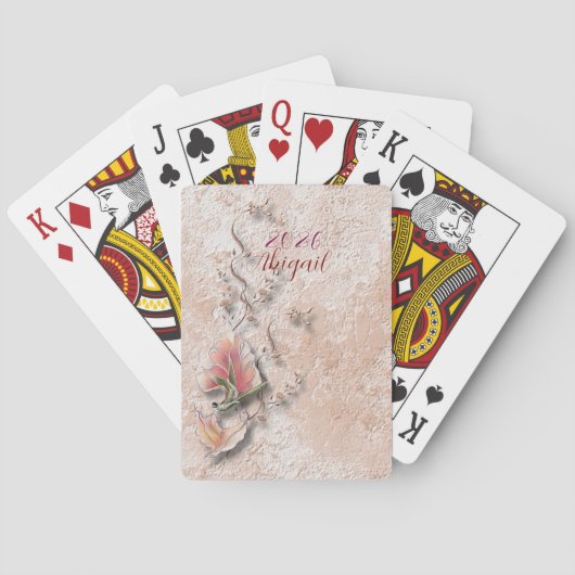 Jeu De Cartes Elegant Nature Embossed classic cards (dos)