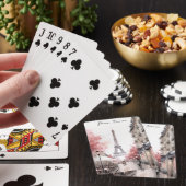 Jeu De Cartes Elégant Paris France Tour Eiffel (In Situ)