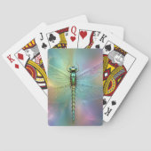 Jeu De Cartes Elegant Pastel Dragonfly Fractal Art, (dos)