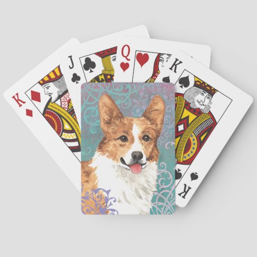 Jeu De Cartes Elégant Pembroke Welsh Corgi (dos)