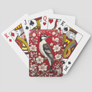 Jeu De Cartes Élégant Pic Floral William Morris Inspiré
