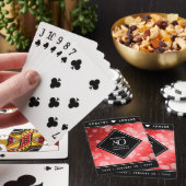 Jeu De Cartes Elégante 80ème anniversaire du Mariage de Ruby (In Situ)