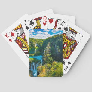 Jeu De Cartes Elégante cascade pittoresque, Croatie