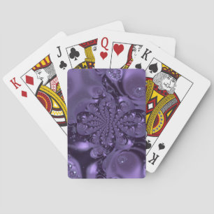 Jeu De Cartes Élégante étincelle Royale Purple Liquide