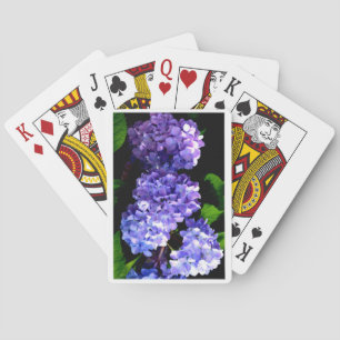 Jeu De Cartes Elégante florales violettes profondes perwinkle hy