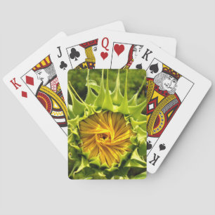 Jeu De Cartes Elégante photo de tournesol jaune