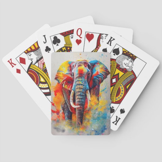 Jeu De Cartes Elephant Animal Discovery Aventure Nature Planet (dos)