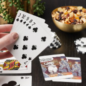 Jeu De Cartes Éléphant Blanc Drôle Dans La Pièce (In Situ)