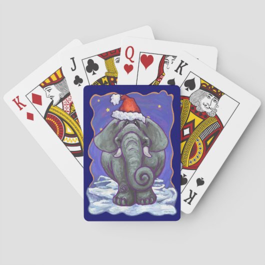 Jeu De Cartes Elephant Christmas (dos)