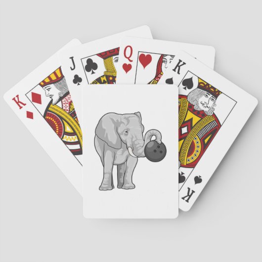 Jeu De Cartes Éléphant de bowling (dos)