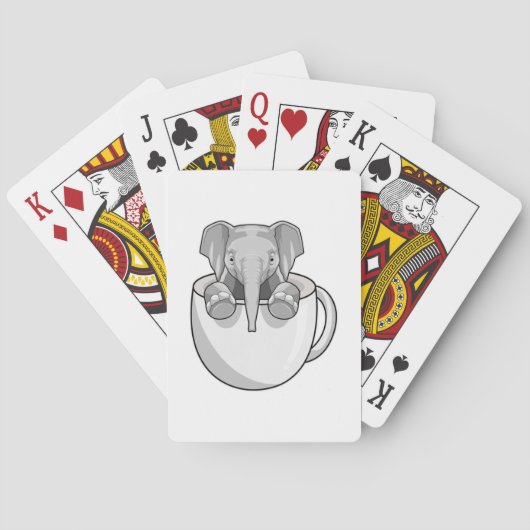 Jeu De Cartes Elephant with Cup (dos)