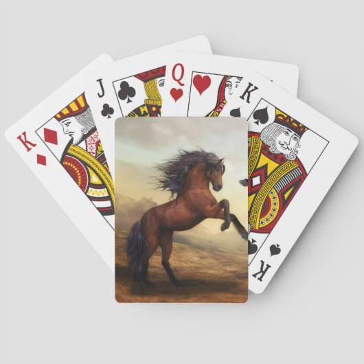 Jeu De Cartes élevage de chevaux sauvages (dos)