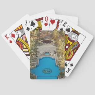Jeu De Cartes Elevated view Herods Palace Hotel swimming pool
