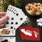 Jeu De Cartes Élevé en Californie (In Situ)