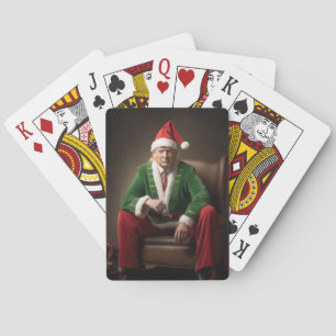 Jeu De Cartes Elf de Noël Donald Trump