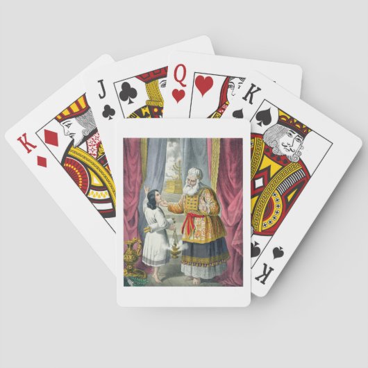 Jeu De Cartes Eli Questioning Samuel Concernant la vision, de (dos)