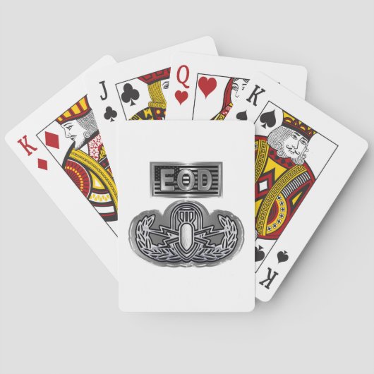 Jeu De Cartes Élimination des engins explosifs EOD (dos)