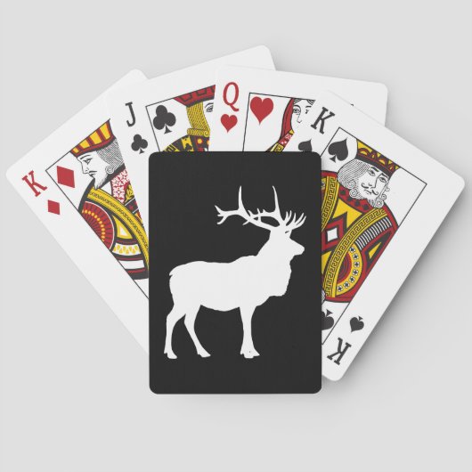 Jeu De Cartes Elk Silhouette (dos)