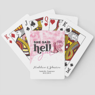 Jeu De Cartes Elle a dit bon dieu que oui Chapeau de stand weste